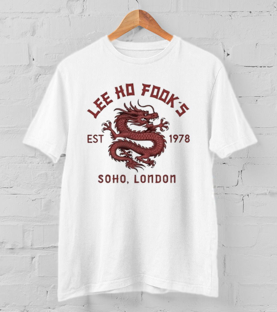 Lee Ho Fook's Est 1978 Soho London Dragon T-Shirt