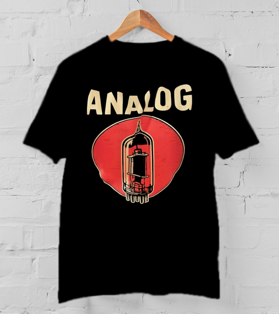 Analog Vacuum Tube Audiophile High Fidelity Audio Components T-Shirt