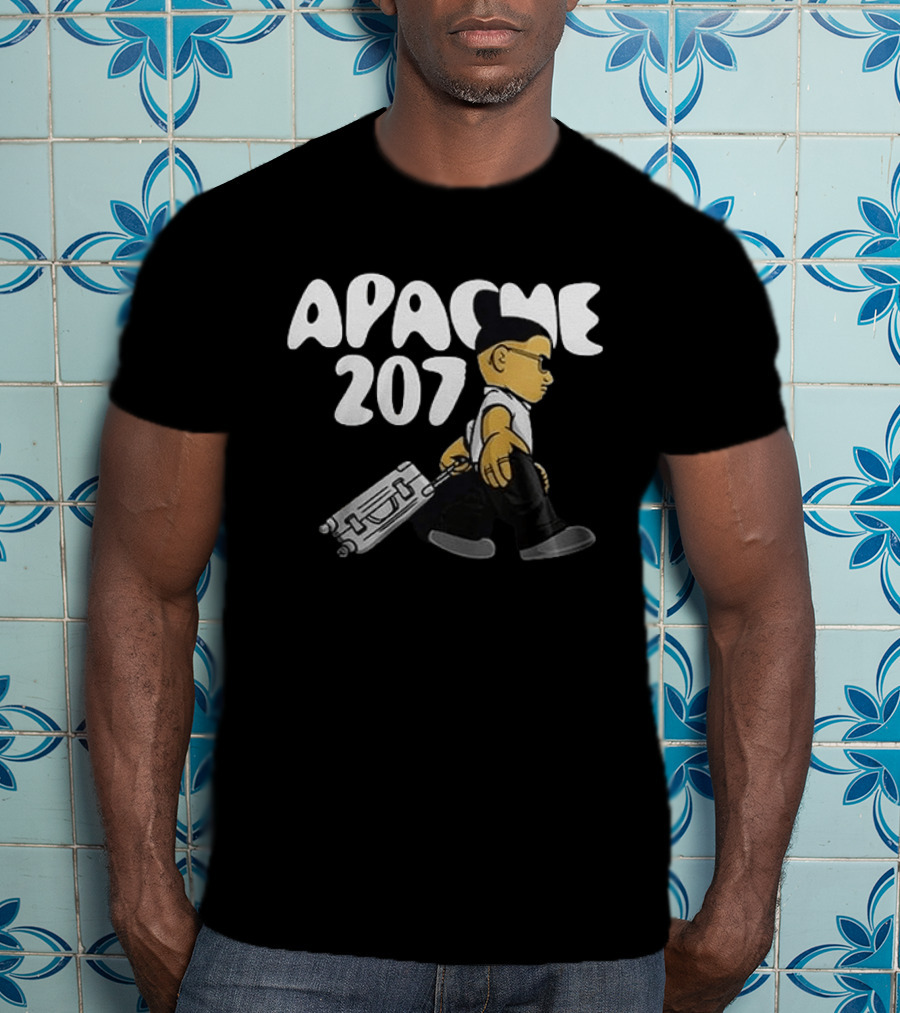 Apache 207 Arena Tour 2026 Zusatzshows Limited Edition Black Cartoon T-Shirt