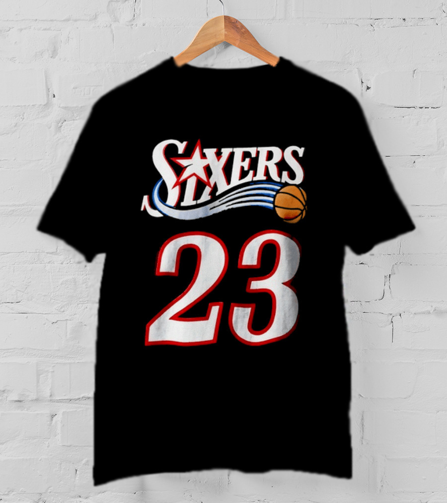 Philadelphia 76ers Number 23 Sixers Basketball Jersey T-Shirt