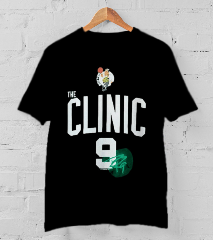 Boston Celtics The Clinic 9 Rajon Rondo Signature T-Shirt