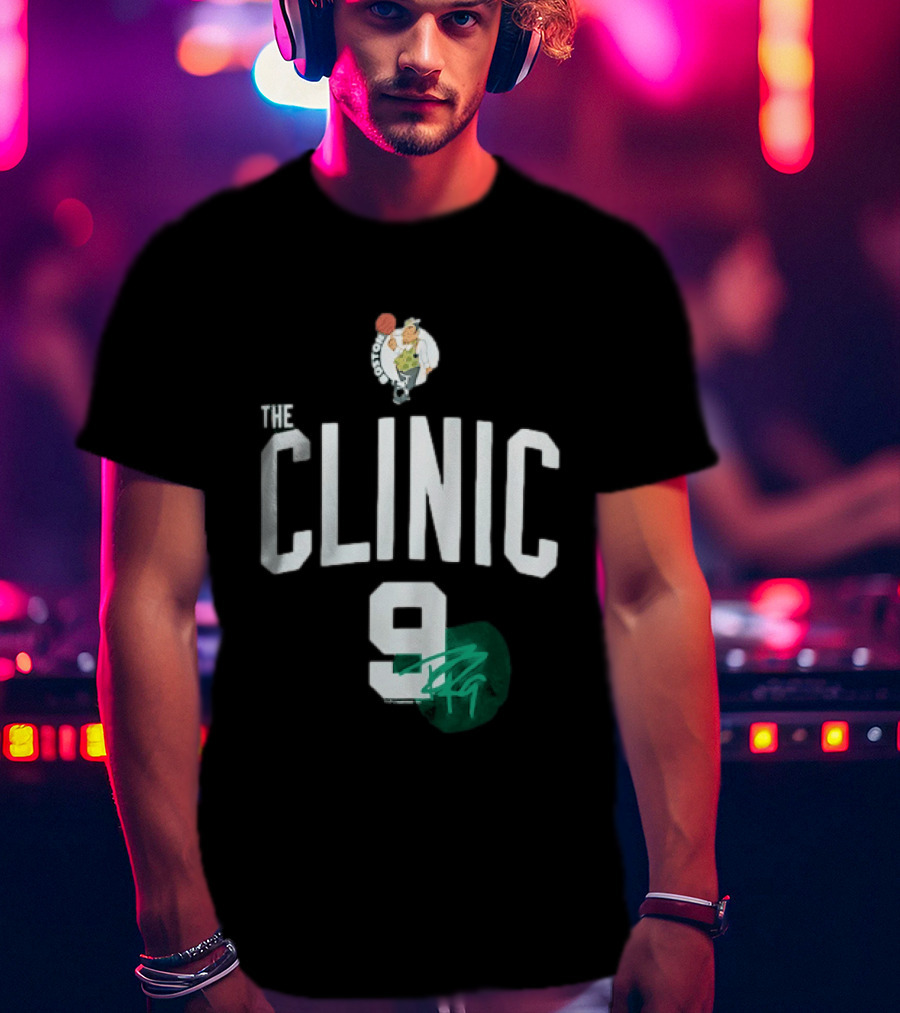Boston Celtics The Clinic 9 Rajon Rondo Signature T-Shirt