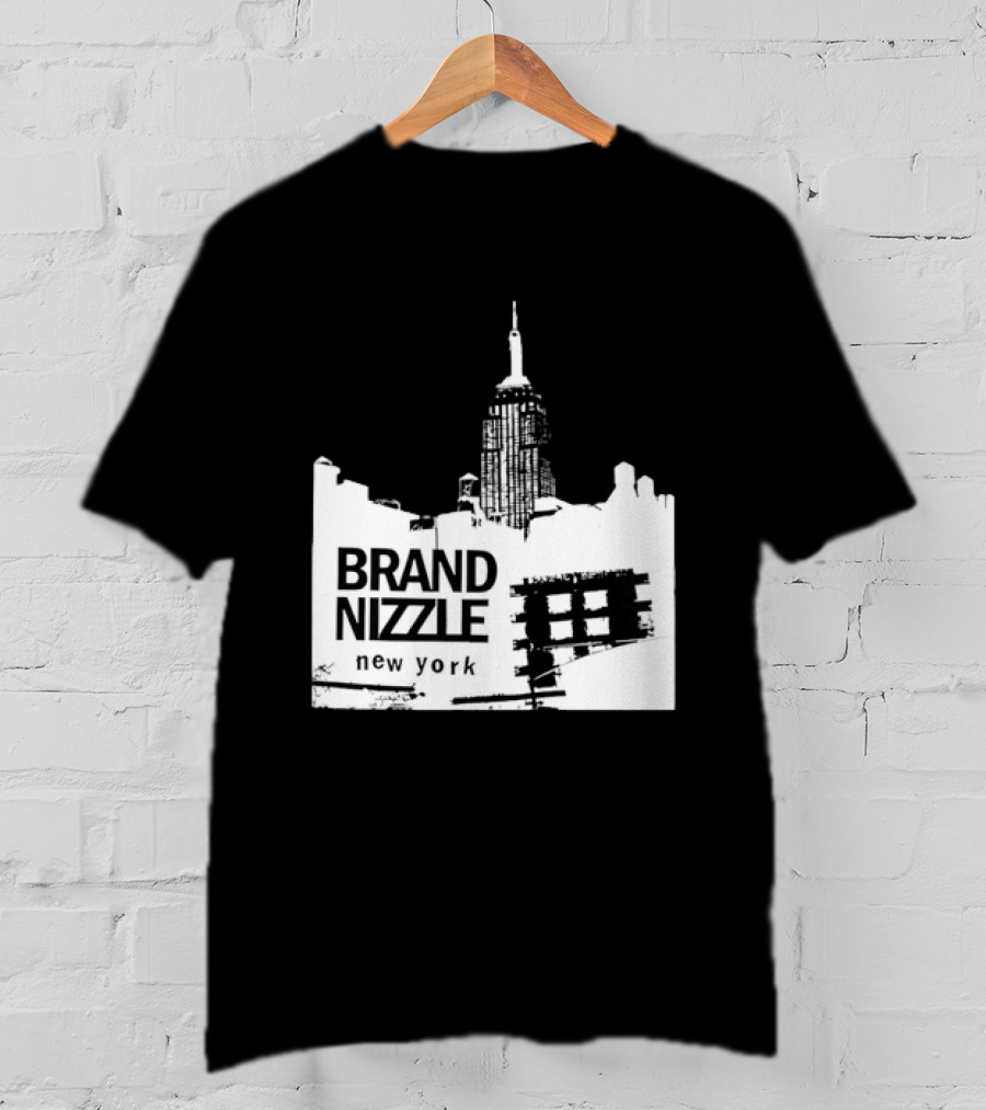 BRAND NIZZLE New York Empire State Building Skyline T-Shirt