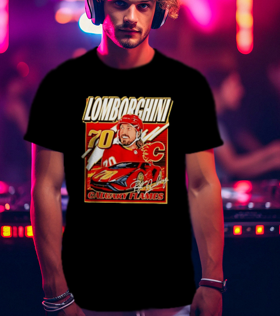 Lomborghini Ryan Lomberg 70 Calgary Flames T-Shirt