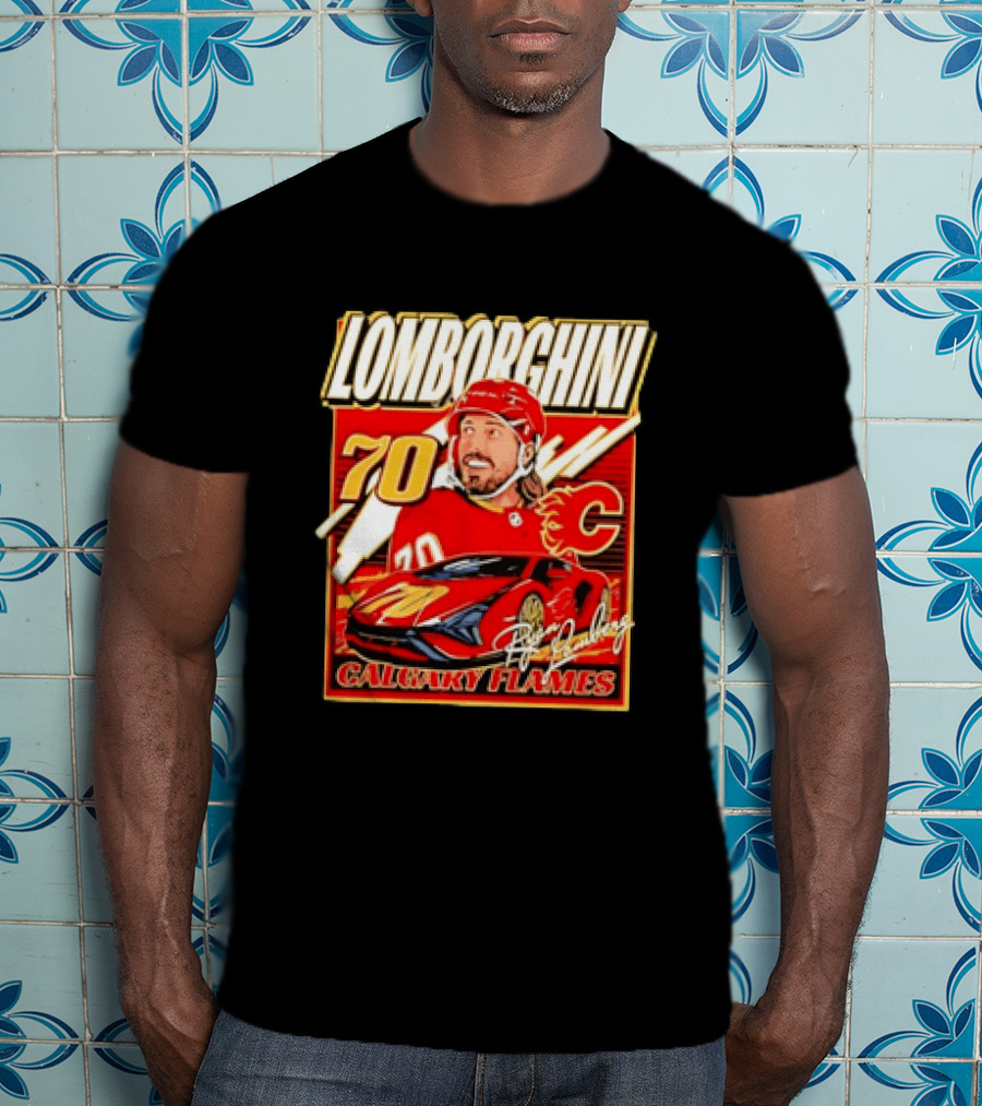 Lomborghini Ryan Lomberg 70 Calgary Flames T-Shirt