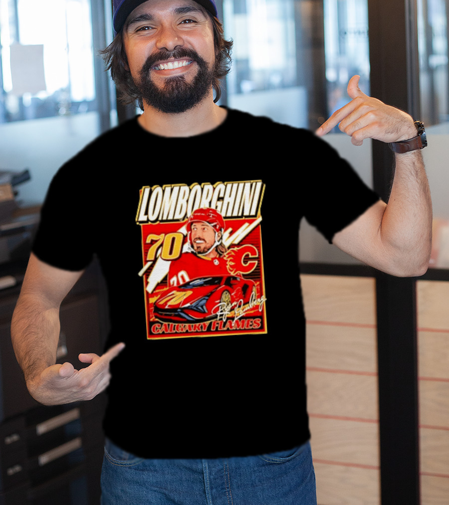 Lomborghini Ryan Lomberg 70 Calgary Flames T-Shirt