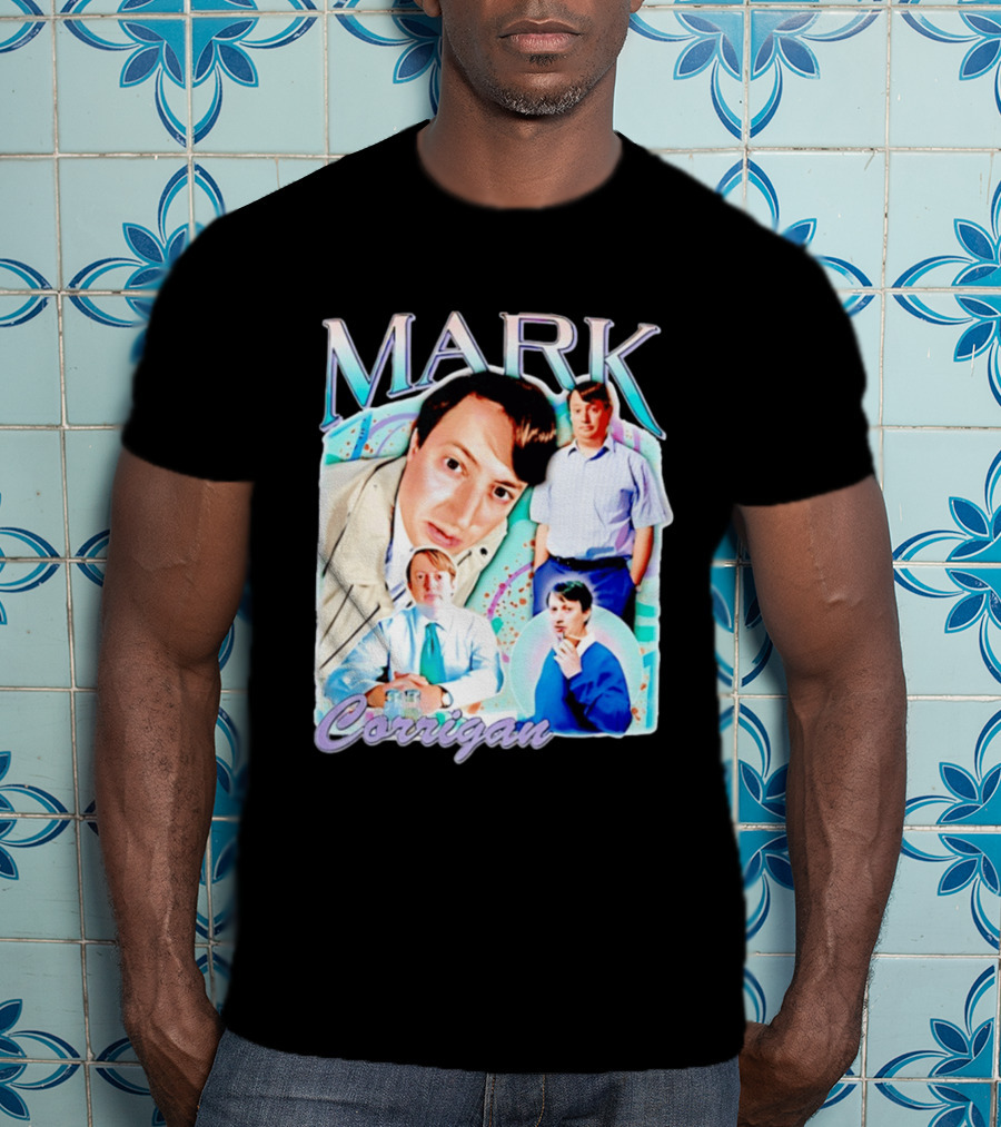 Mark Corrigan Peep Show Character Collage T-Shirt
