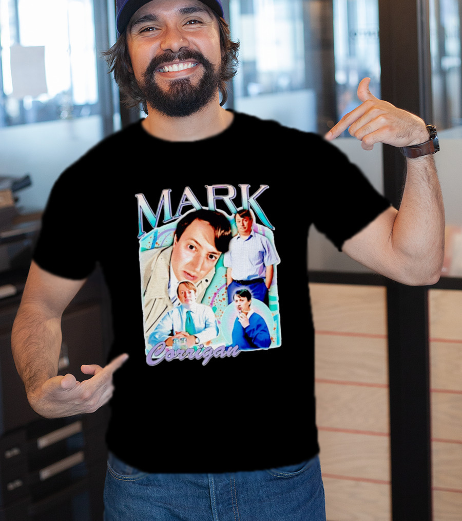 Mark Corrigan Peep Show Character Collage T-Shirt