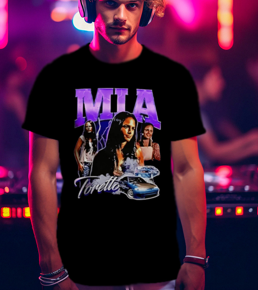 Mia Toretto Fast And Furious Movie Character Car Scene T-Shirt