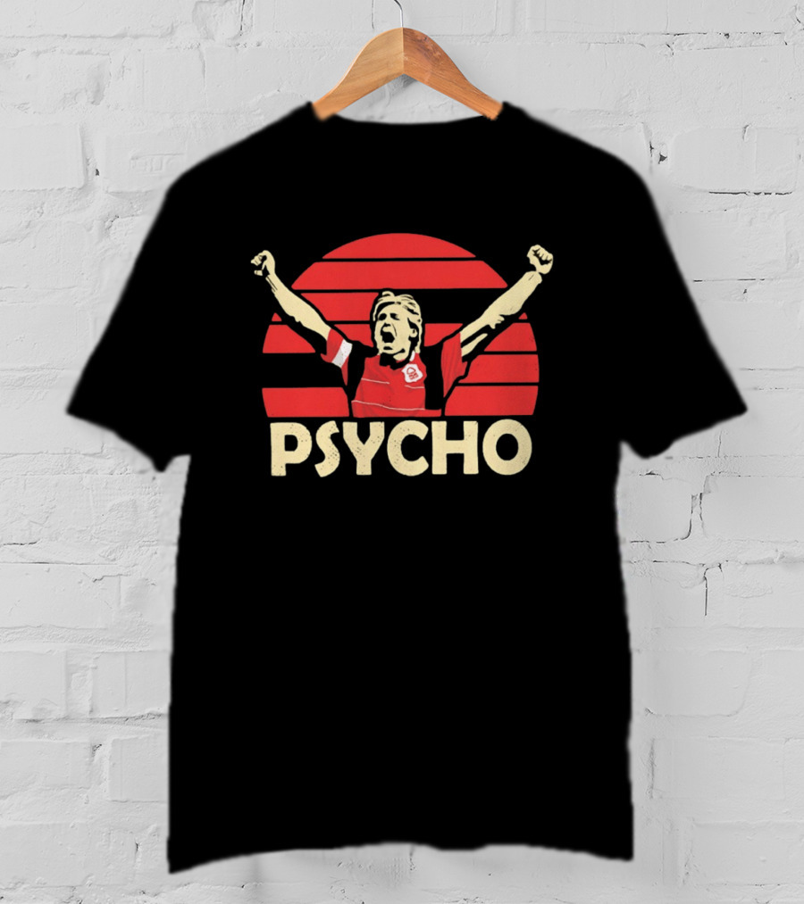Stuart Pearce Nottingham Forest Psycho Footballer T-Shirt