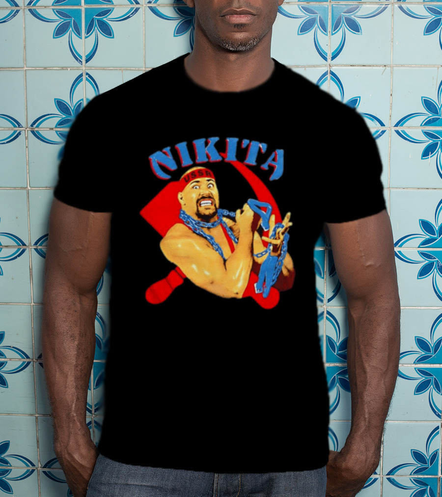 Nikita Koloff USSR Hammer And Sickle NWA Wrestling Pro T-Shirt