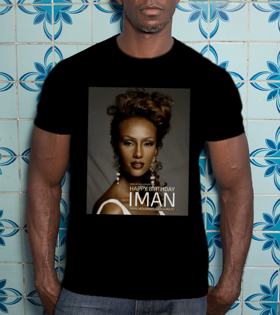 Happy Birthday Iman Mohamed Abdulmajid Celebration T-Shirt