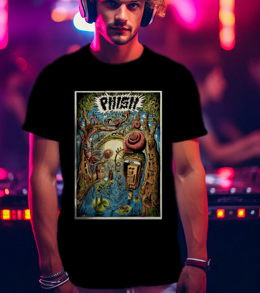 Phish July 24 29 2026 Madison Square Garden New York With Surreal Nature T-Shirt