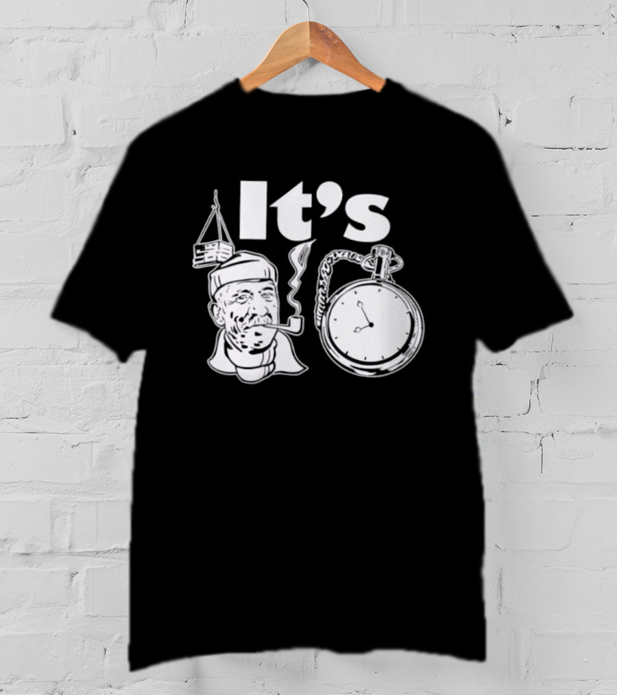 Popeye The Sailor Man Pocket Smoking Pipe Nautical Seaman Cartoon It's T-Shirt