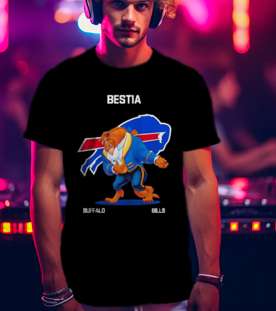 Buffalo Bills Beastia Cartoon T-Shirt