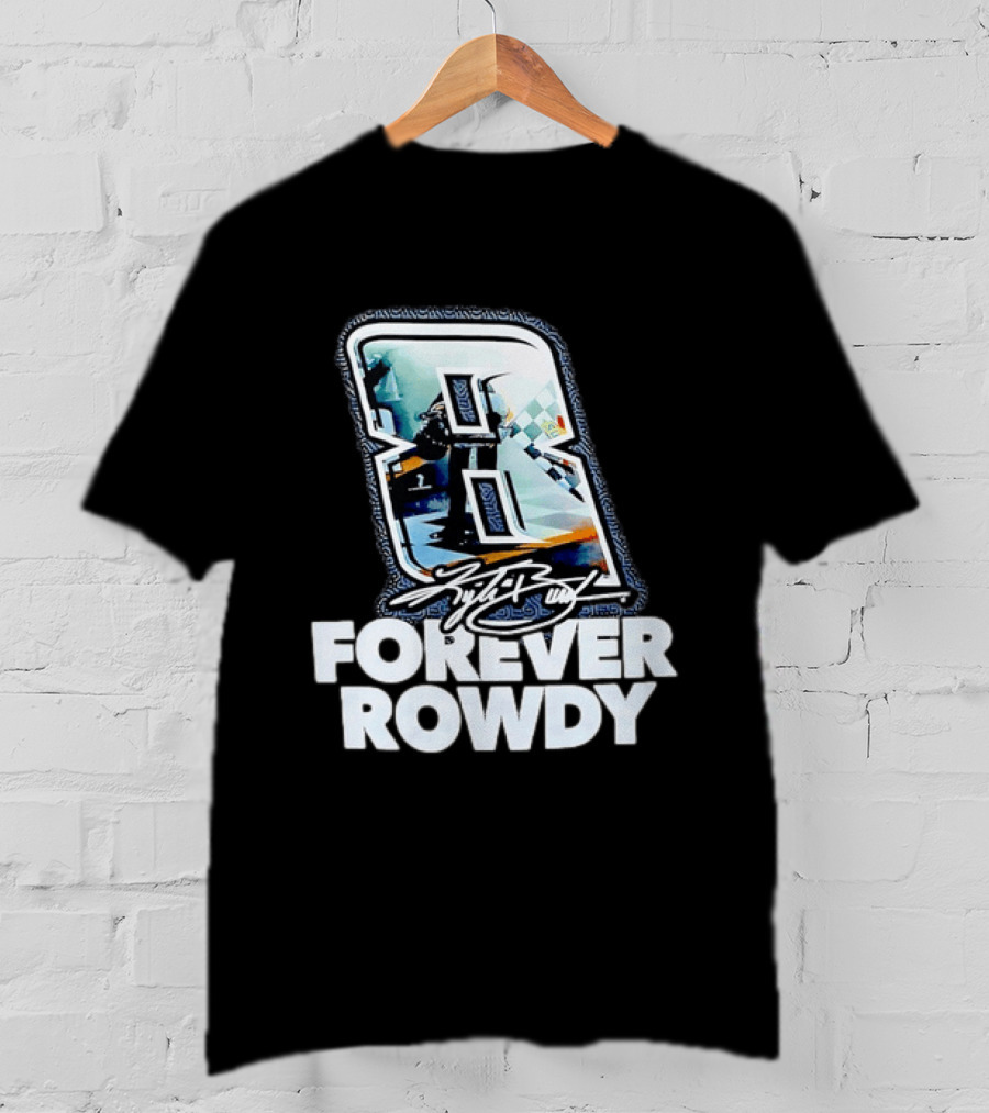 KFB 8 Forever Rowdy NASCAR Racing Plaid T-Shirt