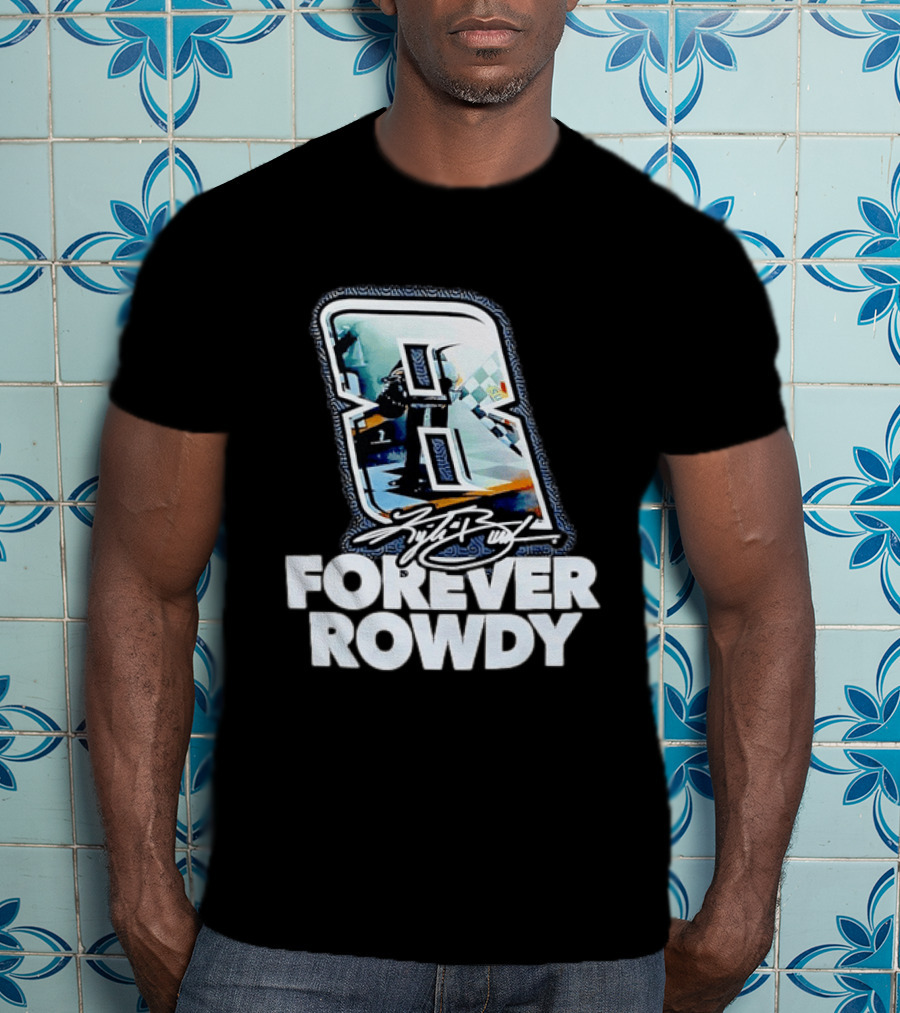KFB 8 Forever Rowdy NASCAR Racing Plaid T-Shirt