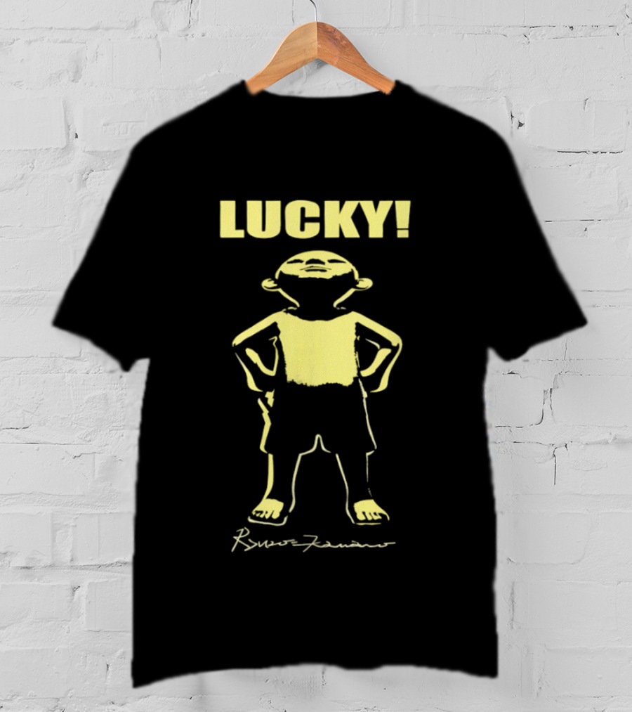 Lucky Renzo Kanano Minimalist Yellow T-Shirt
