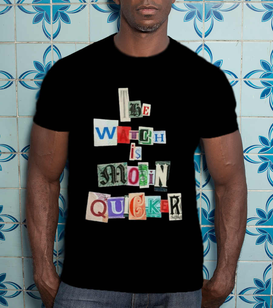 The Is Moin Quicker Collage T-Shirt