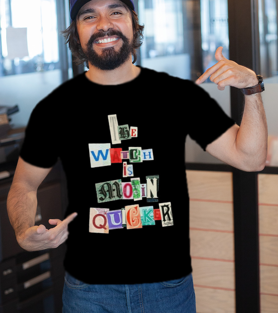 The Is Moin Quicker Collage T-Shirt