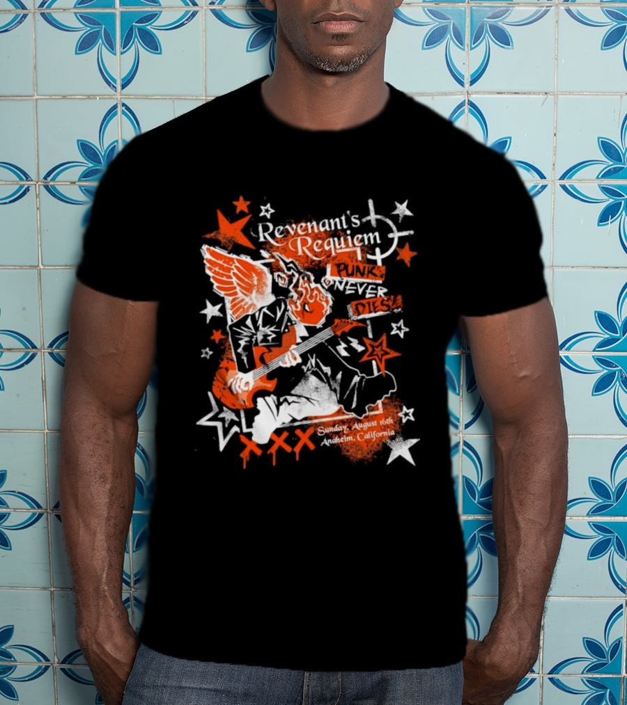 Revenant's Requiem Punk Never Dies Anaheim August 16th Sunday California Concert T-Shirt