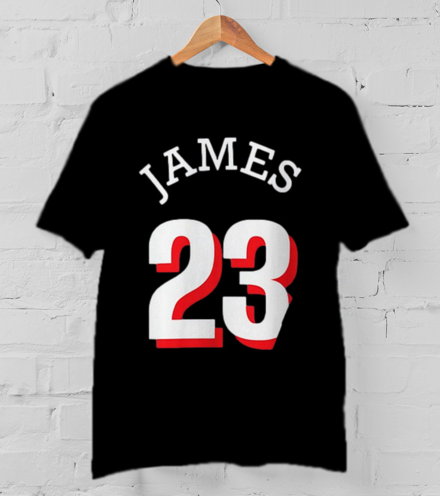 LeBron James 23 Jersey Philadelphia 76ers T-Shirt