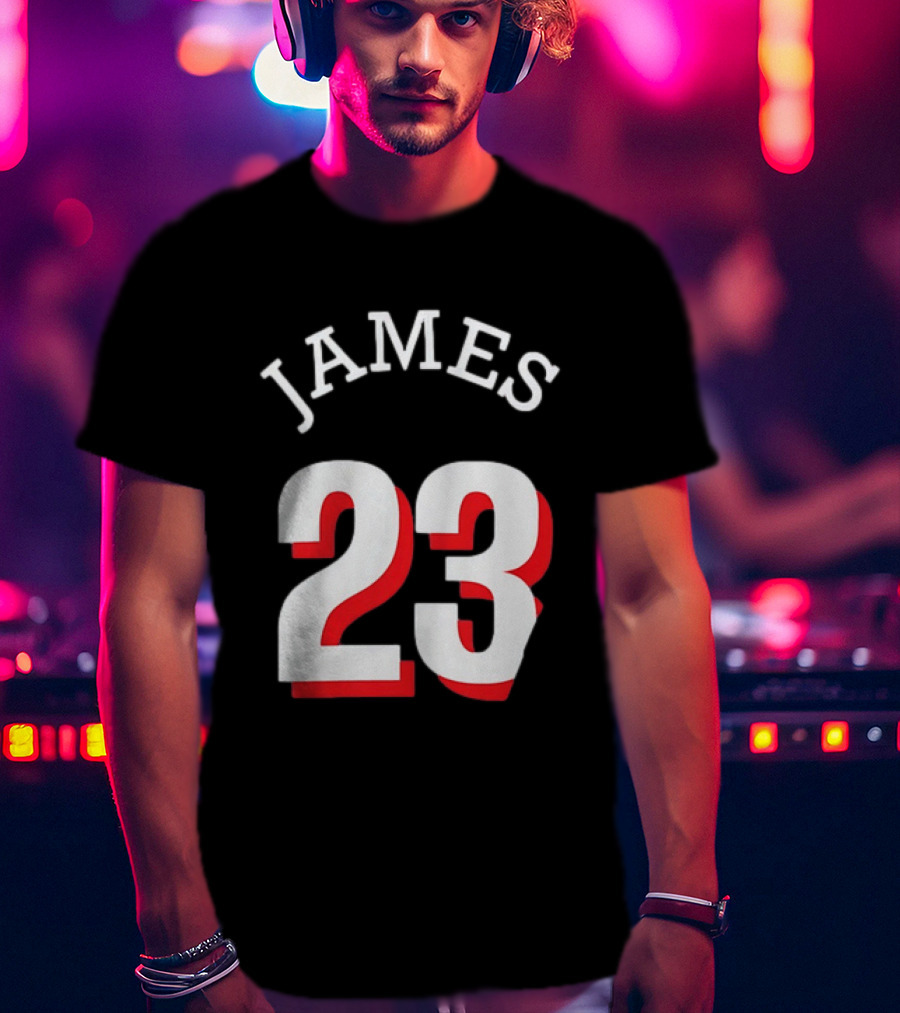 LeBron James 23 Jersey Philadelphia 76ers T-Shirt