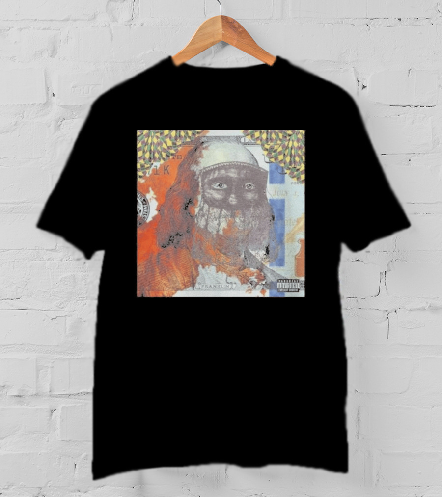 US Vs. Them Franklin Money Mask Art Parental Advisory T-Shirt