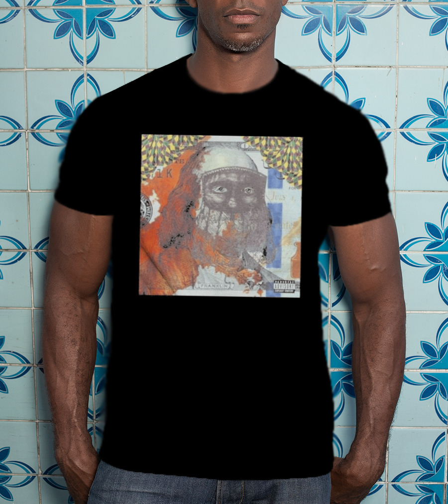US Vs. Them Franklin Money Mask Art Parental Advisory T-Shirt