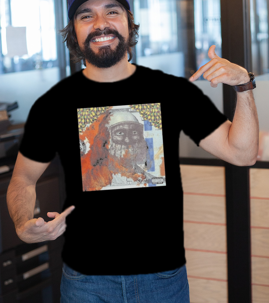 US Vs. Them Franklin Money Mask Art Parental Advisory T-Shirt