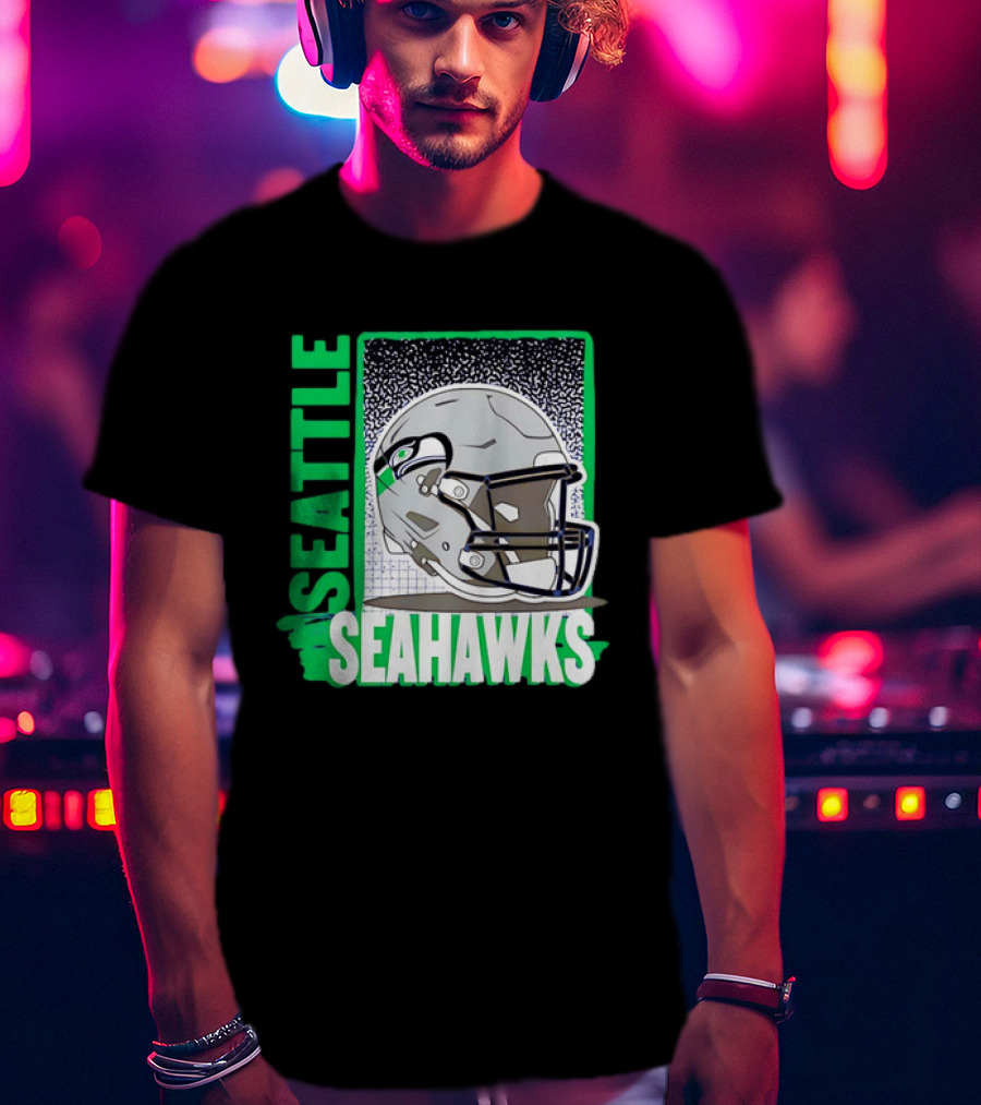 Seattle Seahawks Helmet NFL Football Team Gear T-Shirt