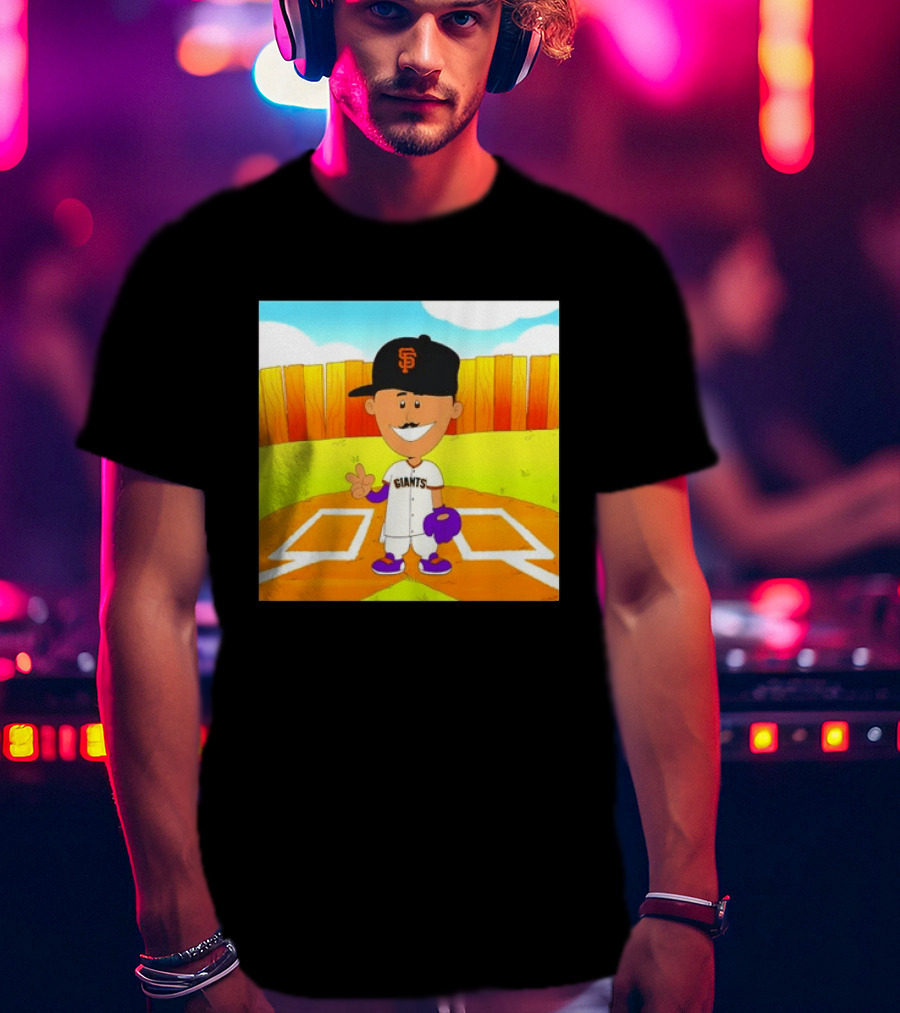 Willy Adames San Francisco Giants Cartoon Player T-Shirt