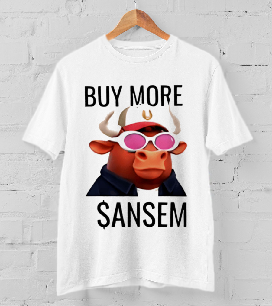 BUY MORE SANSEM Crypto Bull Finance T-Shirt