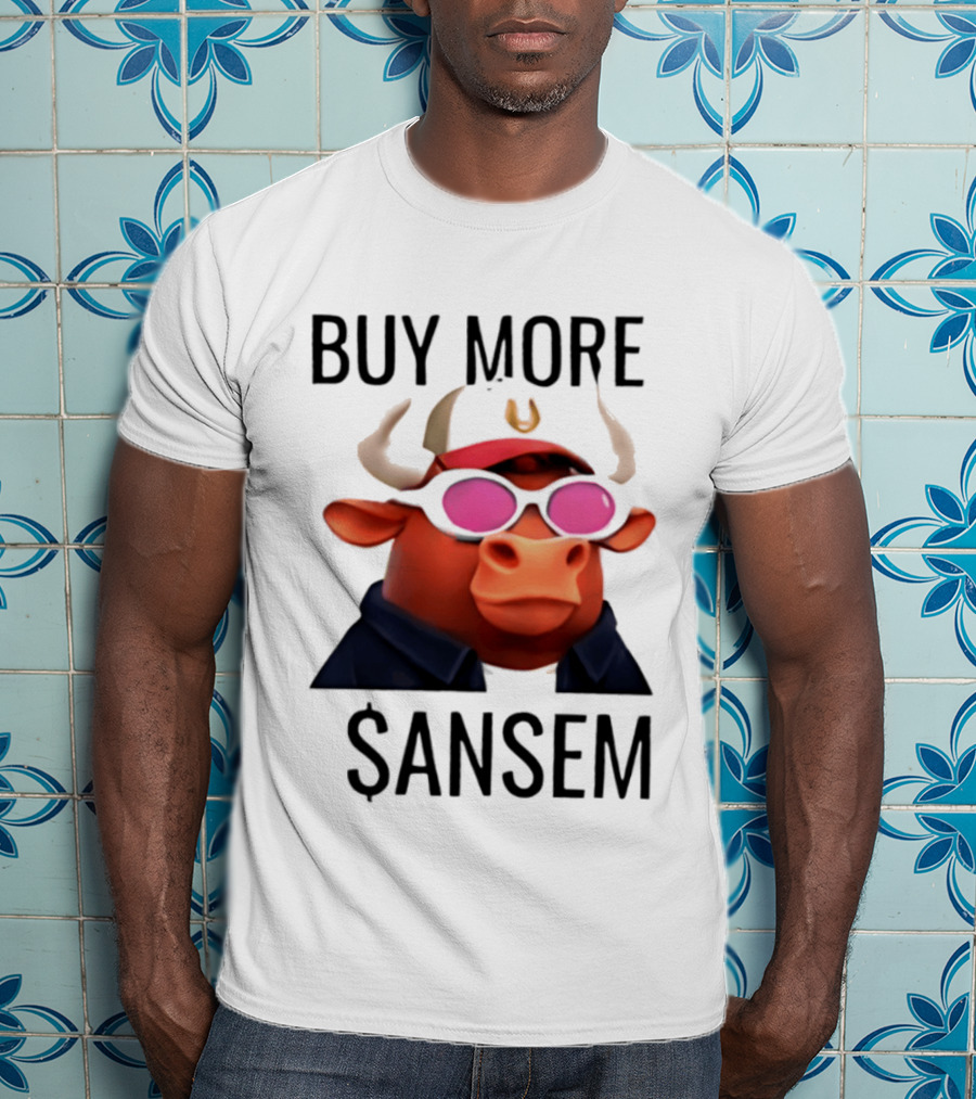 BUY MORE SANSEM Crypto Bull Finance T-Shirt