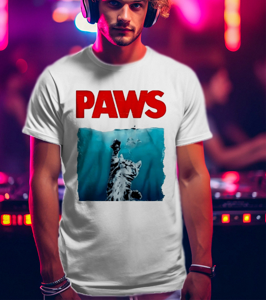 PAWS Cat Kitten Jaws T-Shirt