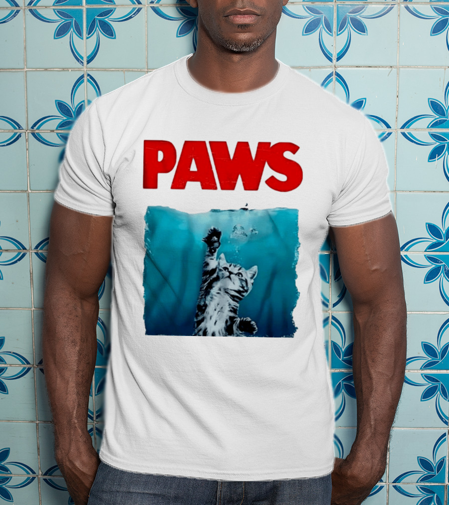 PAWS Cat Kitten Jaws T-Shirt