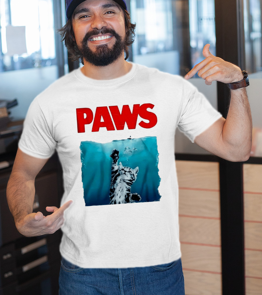 PAWS Cat Kitten Jaws T-Shirt