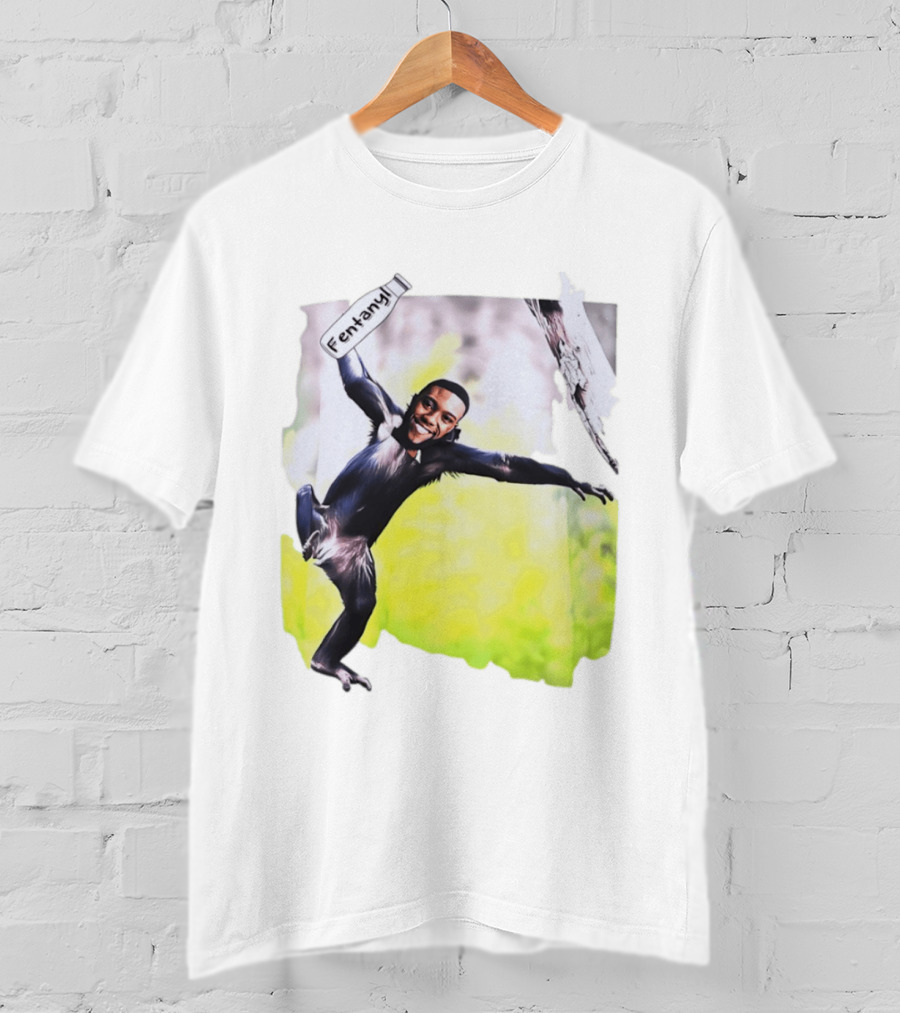 Chadwick Boseman Fentanyl Monkey T-Shirt