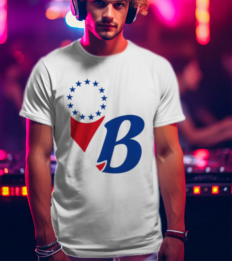 Chinatown Market Store Let Brotherly Love Philadelphia B Icon Circle Stars T-Shirt