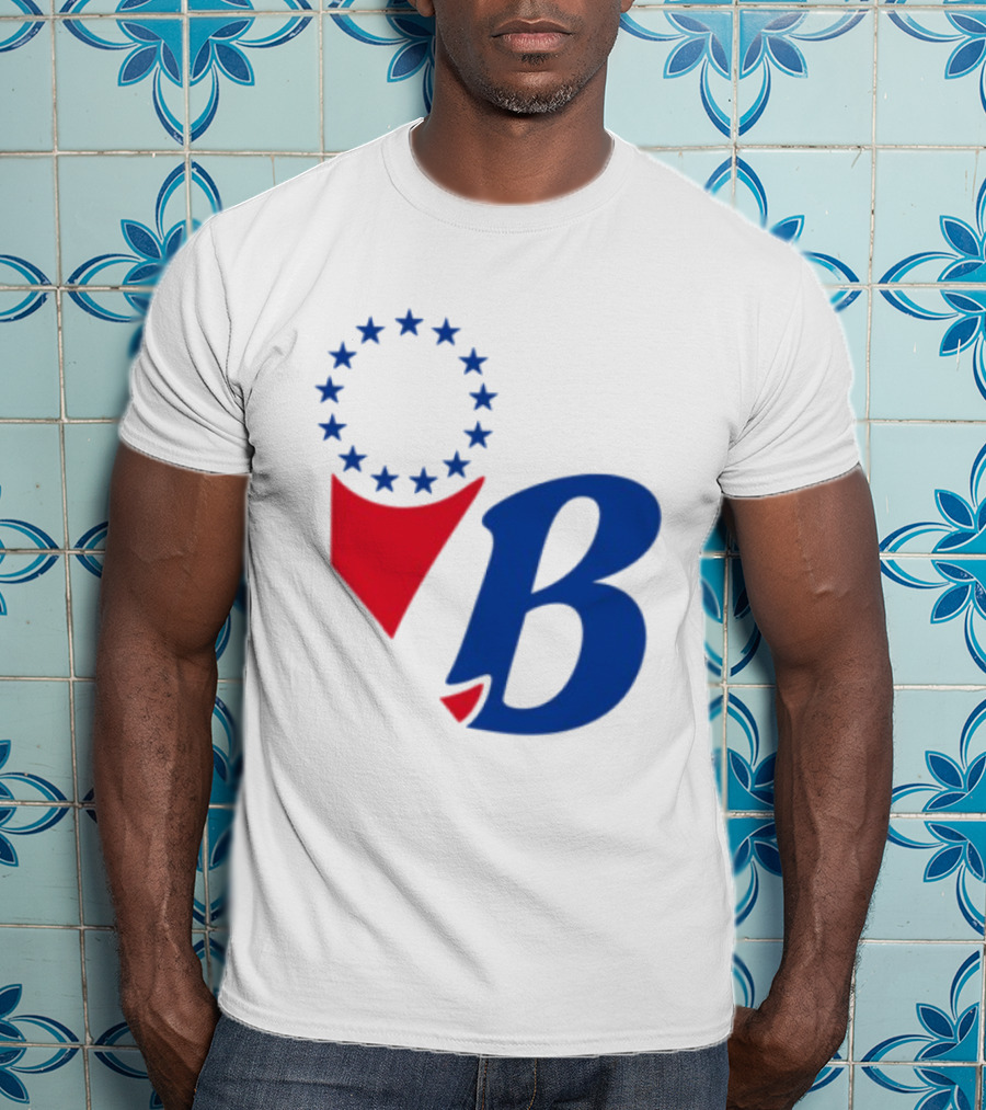 Chinatown Market Store Let Brotherly Love Philadelphia B Icon Circle Stars T-Shirt