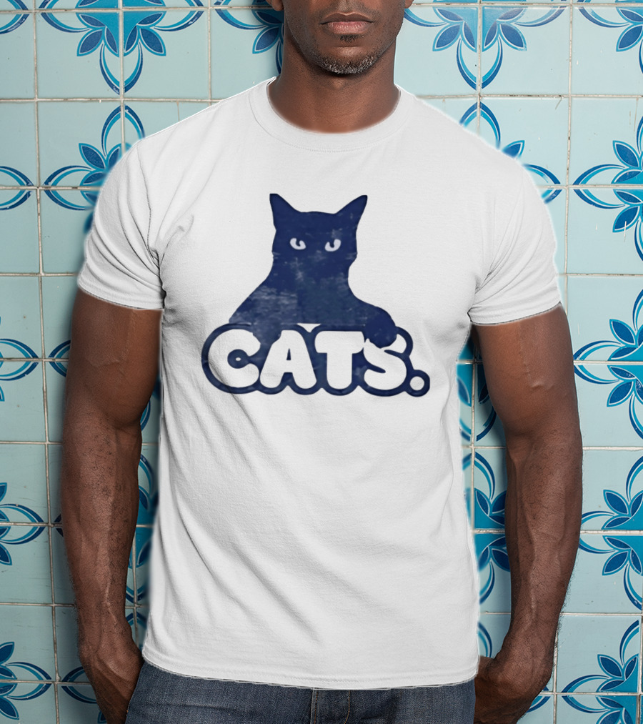 Distressed Vintage Cats Feline Kitten Pet T-Shirt