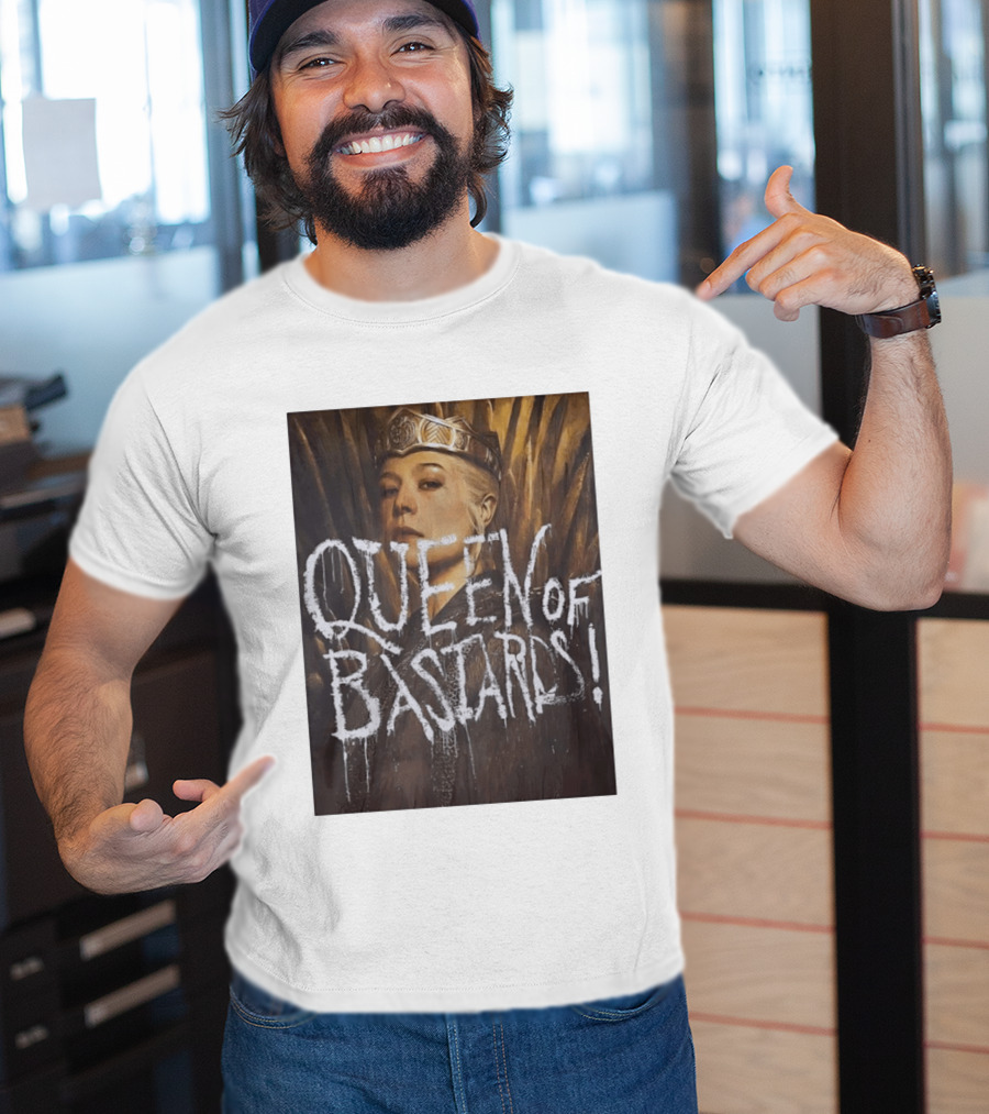 Rhaenyra Targaryen Queen Of Bastards House Of The Dragon Iron Throne Crown T-Shirt