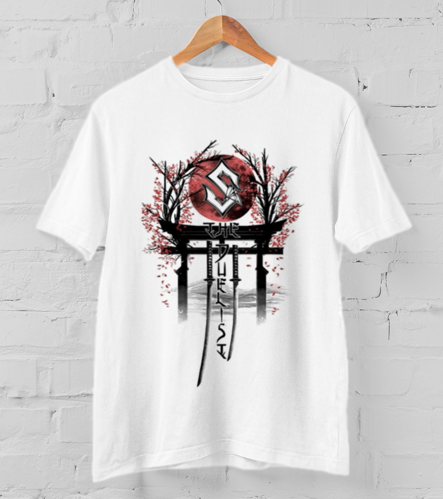 Sabaton Store Signed The Duelist S Symbol Red Circle Blossom T-Shirt