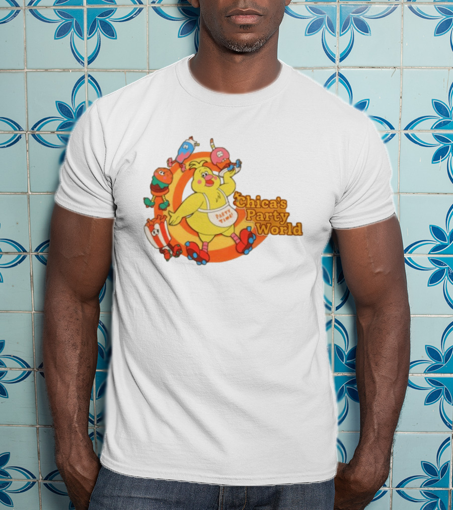 Hex Store Hex X Fnaf Chica's Party World Secret Of The Mimic 2 Party Time T-Shirt