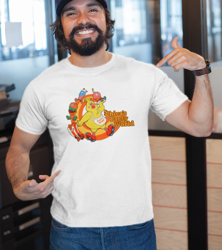 Hex Store Hex X Fnaf Chica's Party World Secret Of The Mimic 2 Party Time T-Shirt