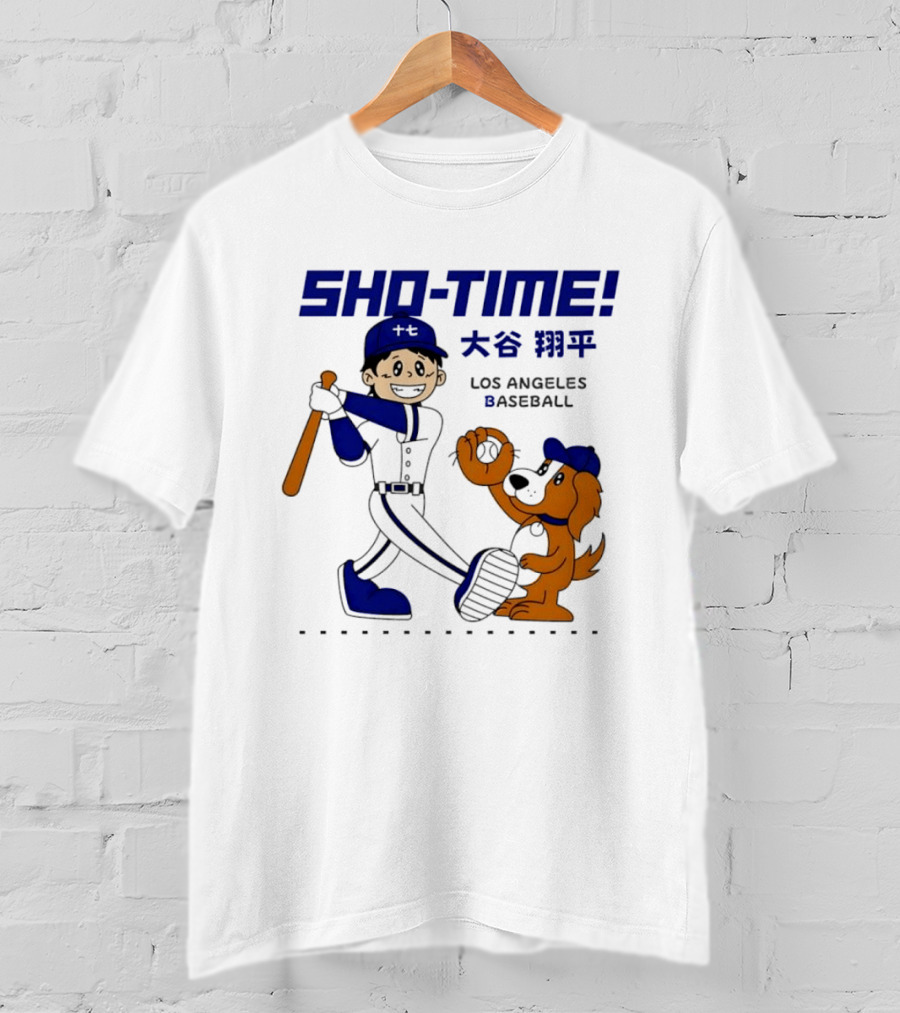 SHO TIME Shohei Ohtani Los Angeles Baseball Anime T-Shirt