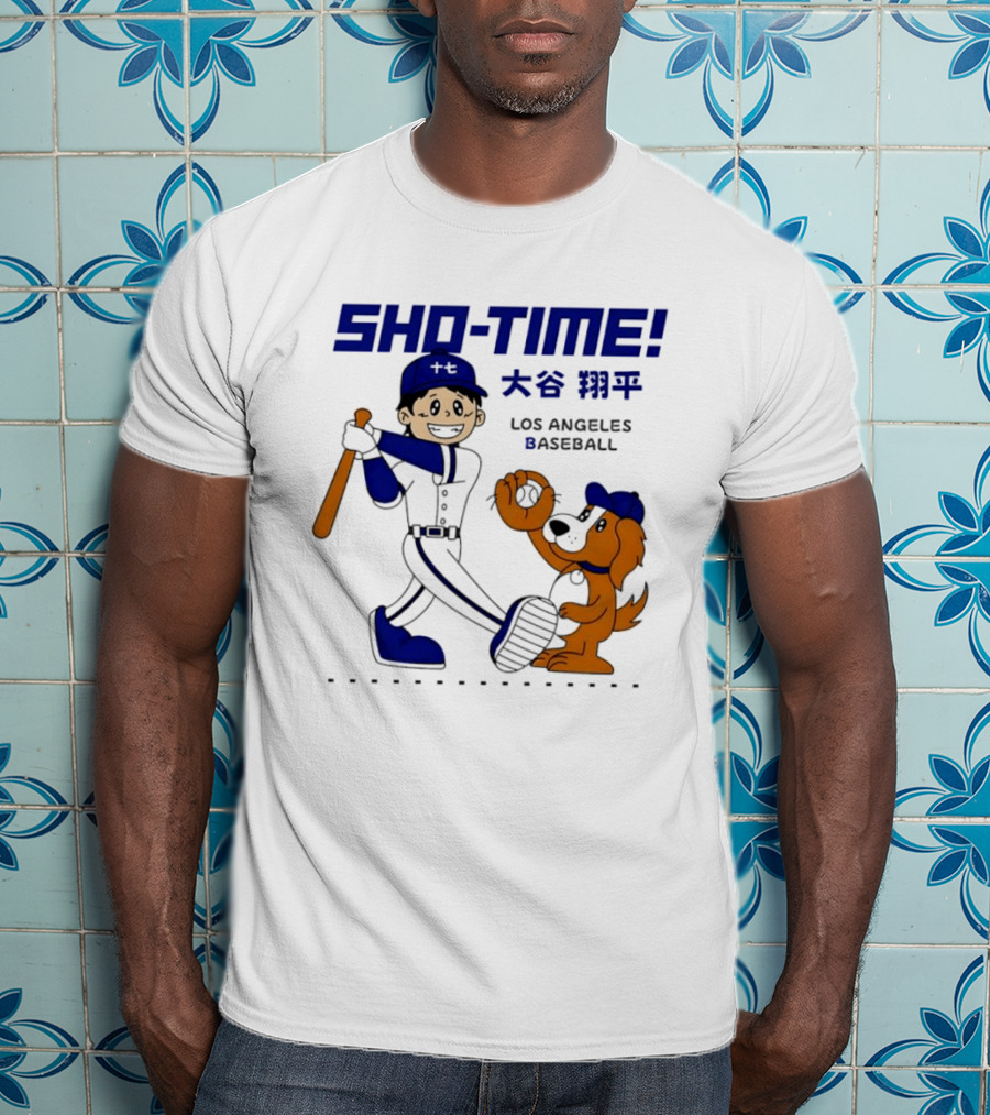 SHO TIME Shohei Ohtani Los Angeles Baseball Anime T-Shirt