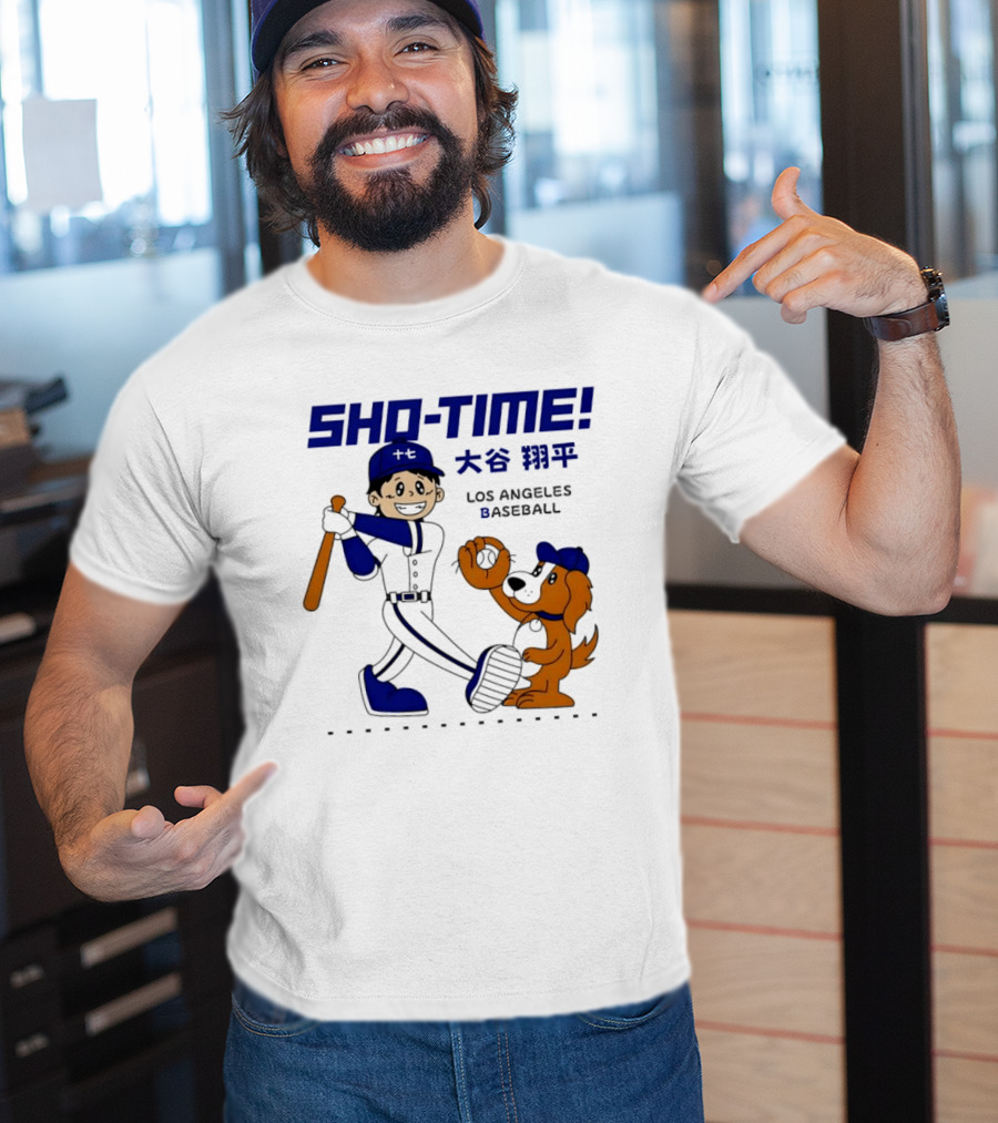 SHO TIME Shohei Ohtani Los Angeles Baseball Anime T-Shirt