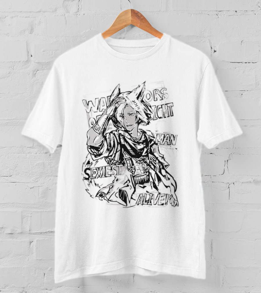 Warriors Of Light Man Sexiest Alive Final Fantasy XIV Gaming T-Shirt