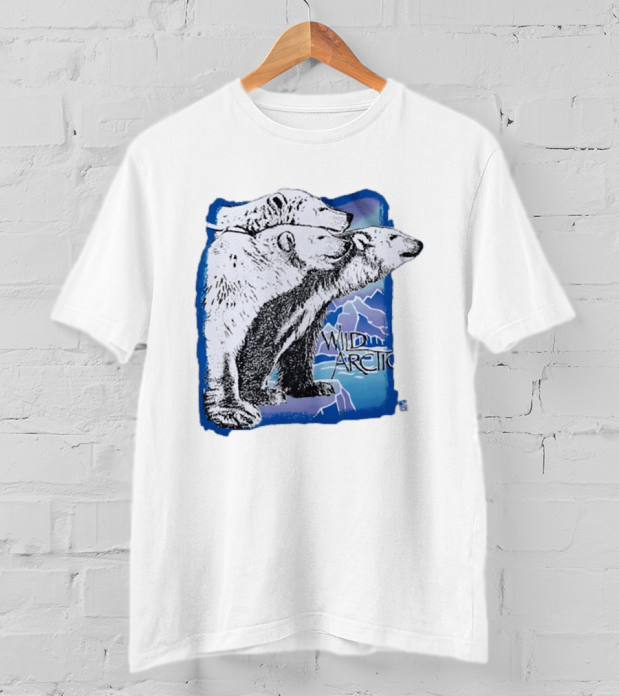 Polar Bear Trio Wild Arctic Sea World Wildlife T-Shirt